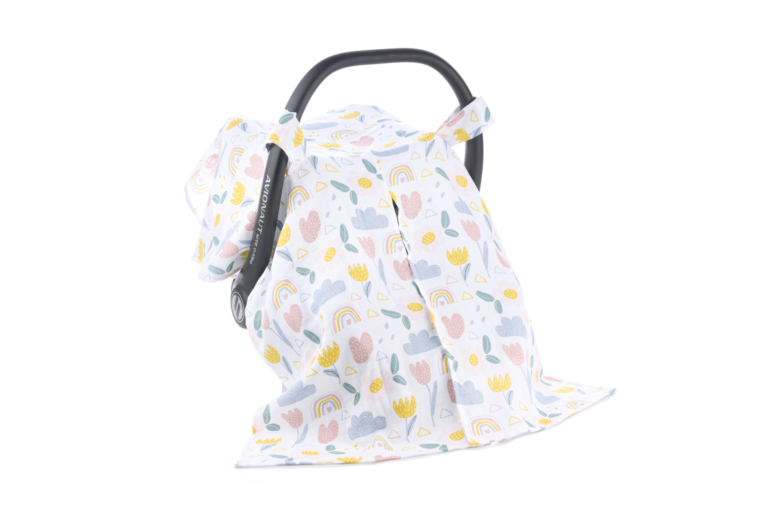 Safemom Müslin Ana Kucağı Örtüsü - Flowers - Görsel 2