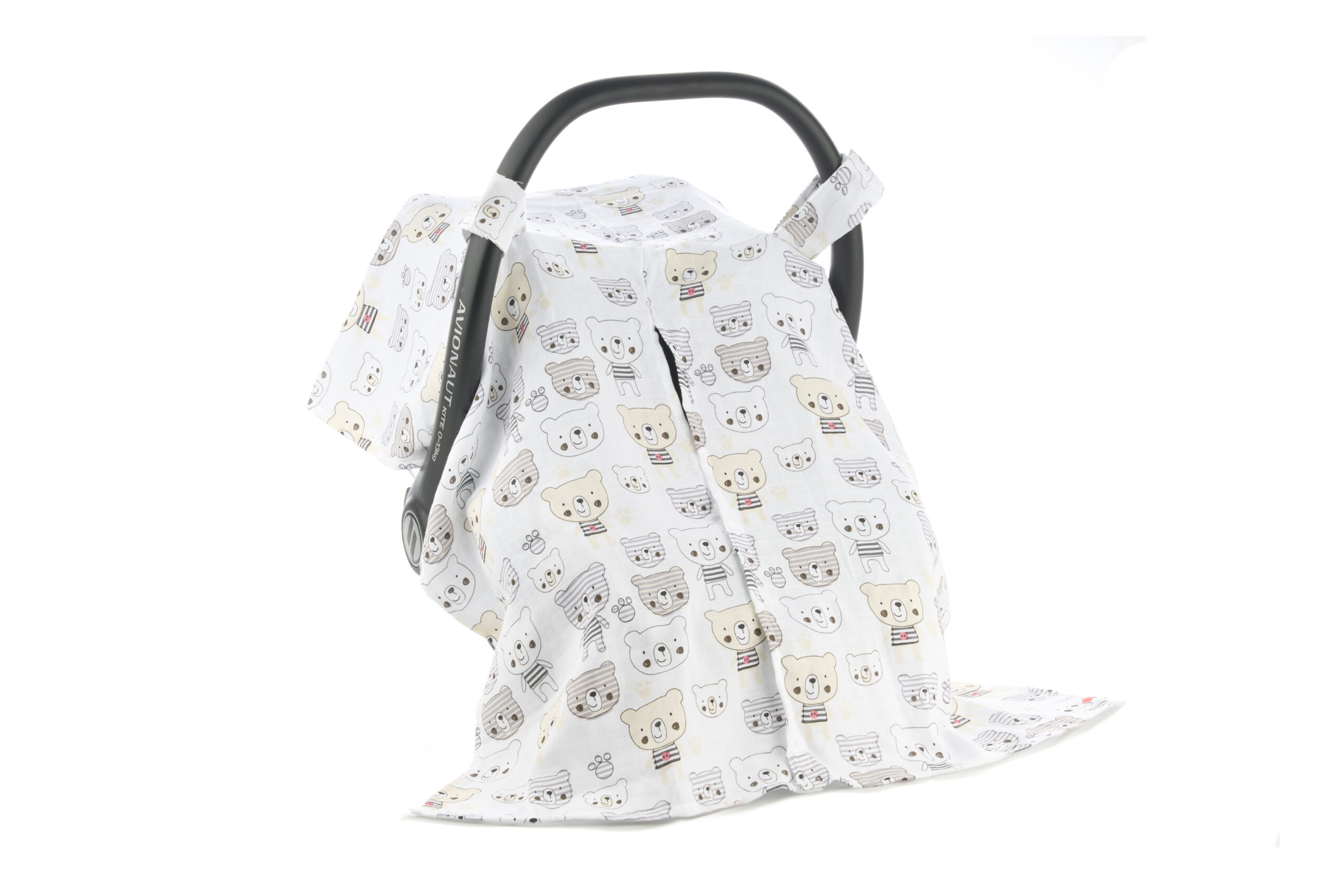 Safemom Müslin Ana Kucağı Örtüsü - Bear - Görsel 2