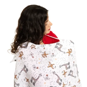 Safemom Muslin Emzirme Önlüğü - Zürafa Maymuncuk