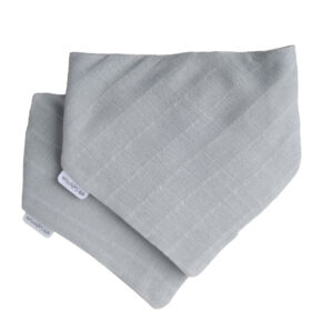 Safemom 2'li Müslin Fular Önlük - Gri