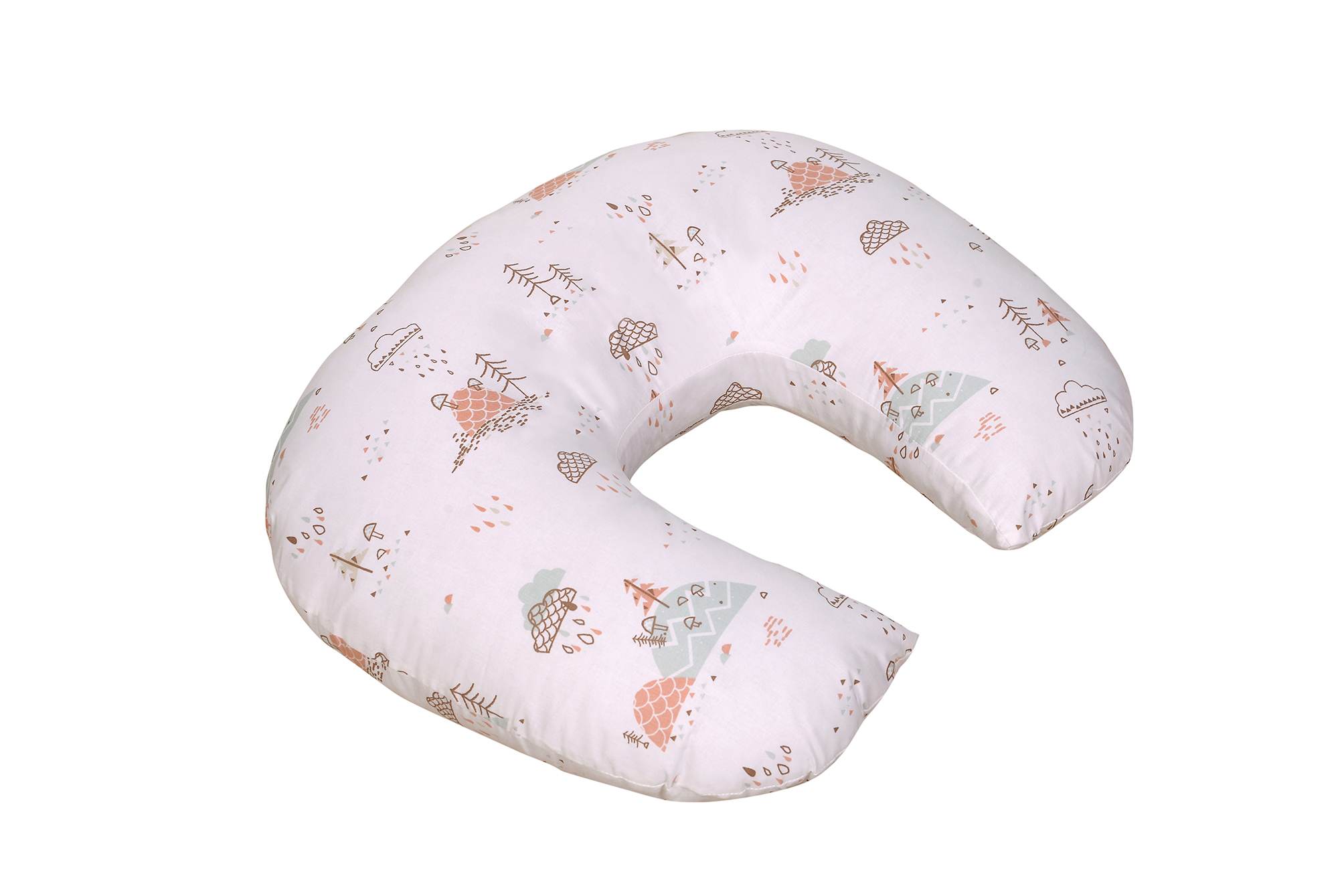 Safemom - Müslin Emzirme Destek Minderi - Happy