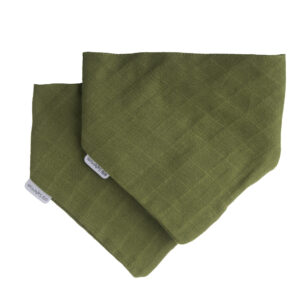 Safemom 2'li Müslin Fular Önlük - Yeşil