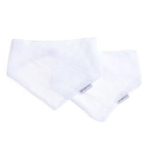 Safemom 2'li Müslin Fular Önlük - Beyaz