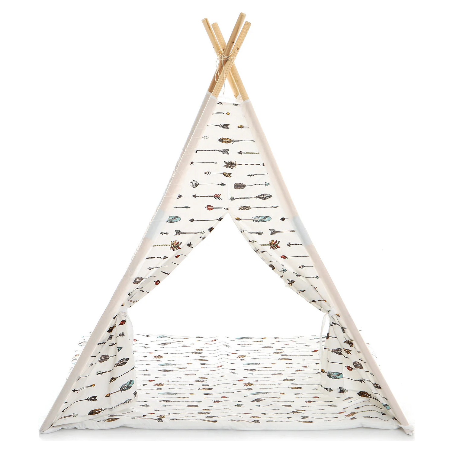 Safemom Ahşap Kızılderili Oyun Çadırı - Arrow - Görsel 2