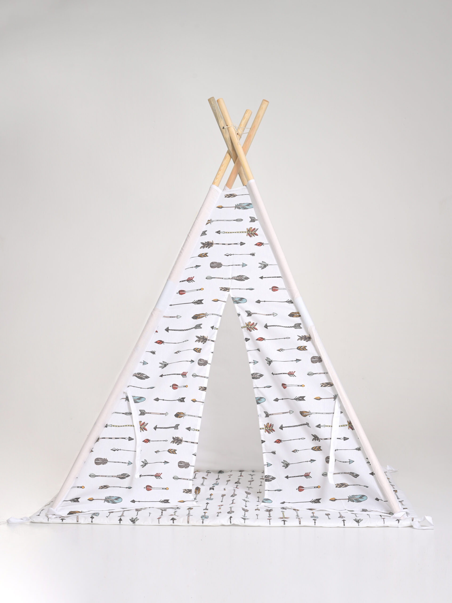 Safemom Ahşap Kızılderili Oyun Çadırı - Arrow - Görsel 3