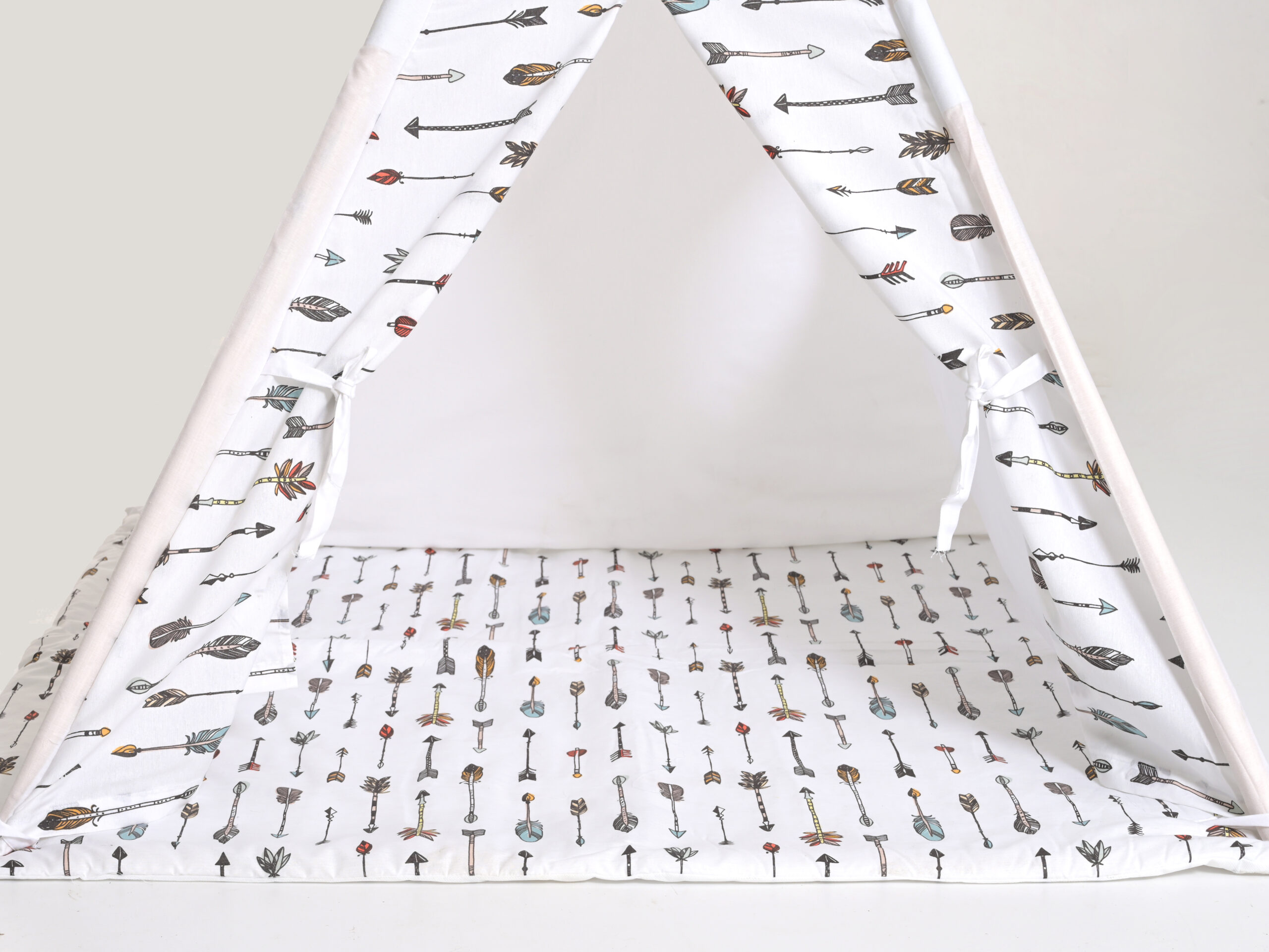 Safemom Ahşap Kızılderili Oyun Çadırı - Arrow - Görsel 4