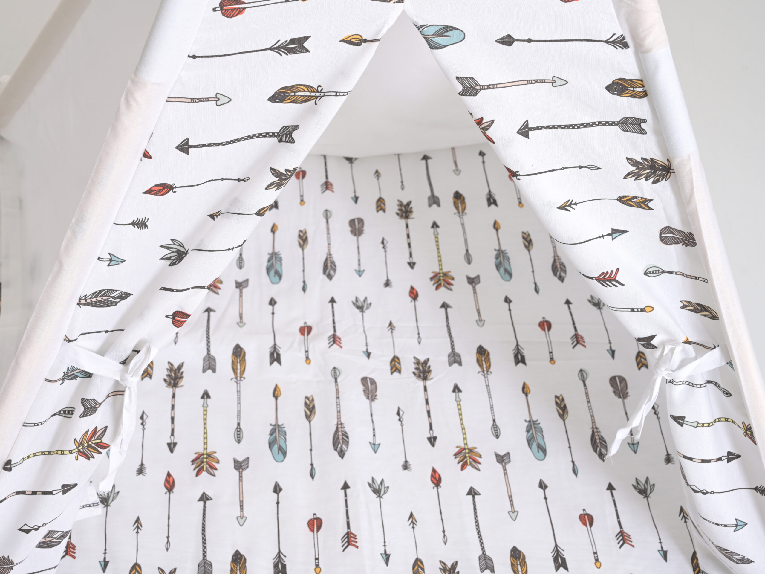 Safemom Ahşap Kızılderili Oyun Çadırı - Arrow - Görsel 5